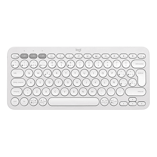 Teclado Logitech Pebble 2 K380s Blanco Español Idioma Español Latinoamérica