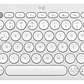 Teclado Logitech Pebble 2 K380s Blanco Español Idioma Español Latinoamérica - Miniatura 1