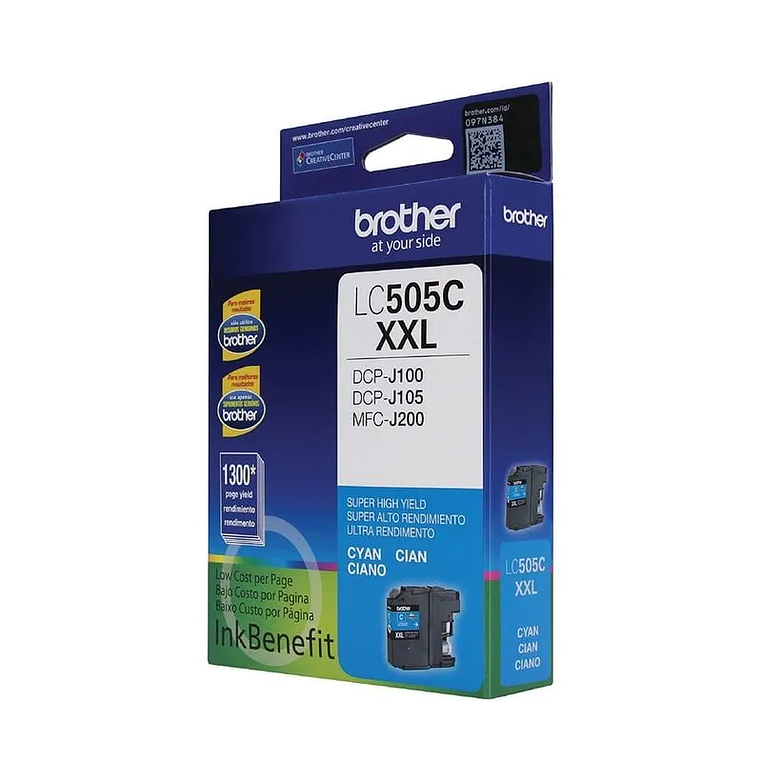 Tinta Original Brother Lc-505 Cyan Xxl 3