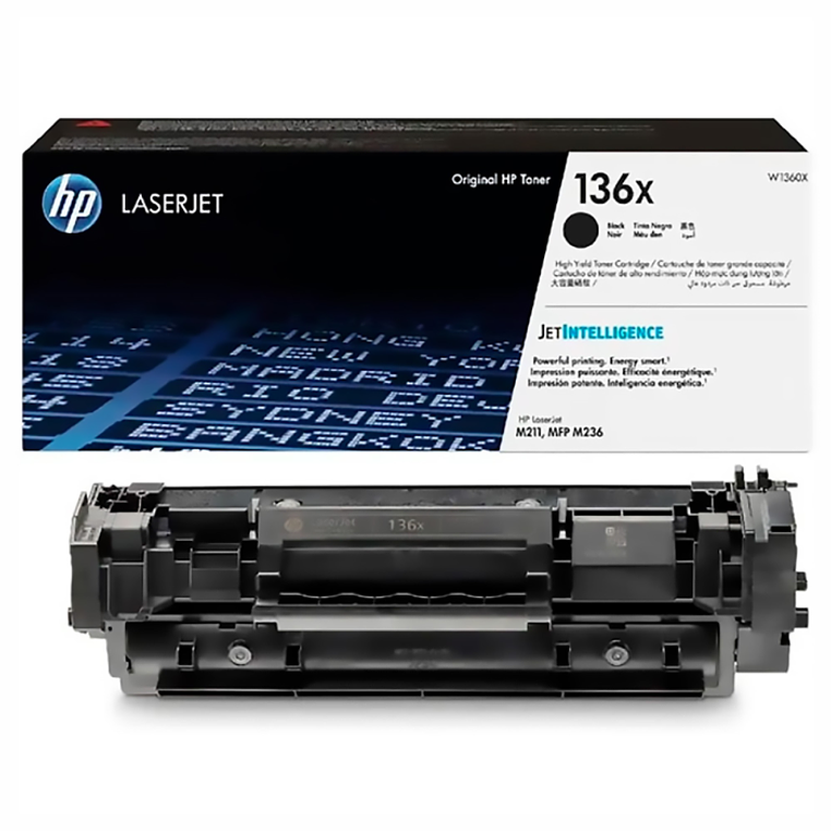 Tóner HP 136X Black LaserJet Original (W1360X) 1