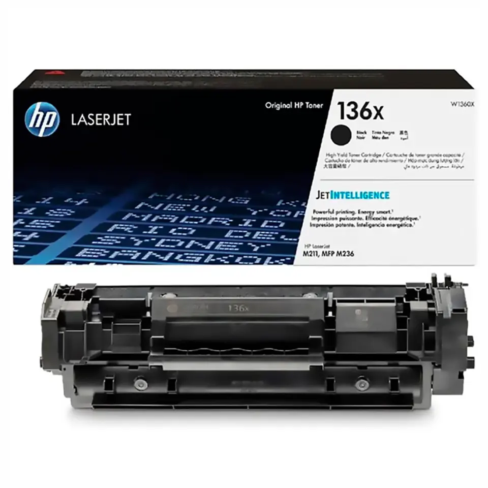 Tóner HP 136X Black LaserJet Original (W1360X) 1