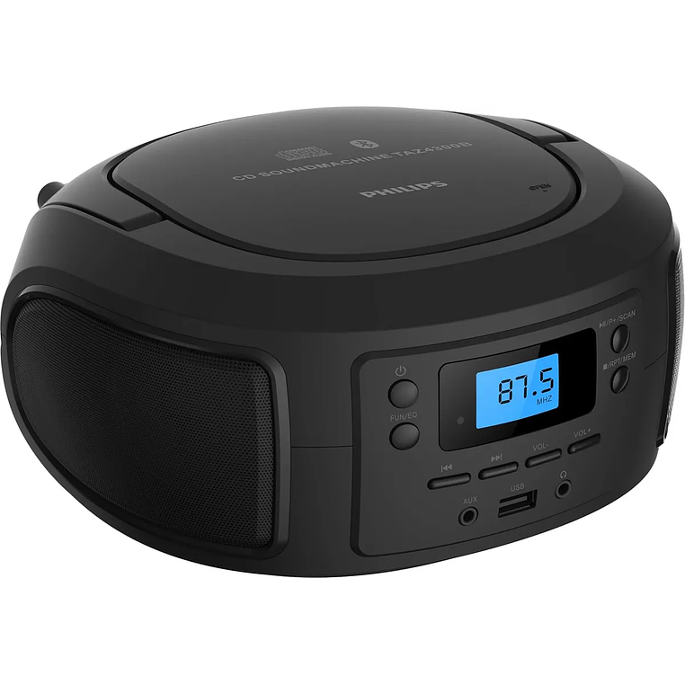 radio boombox cd bt taz4300b philips 1