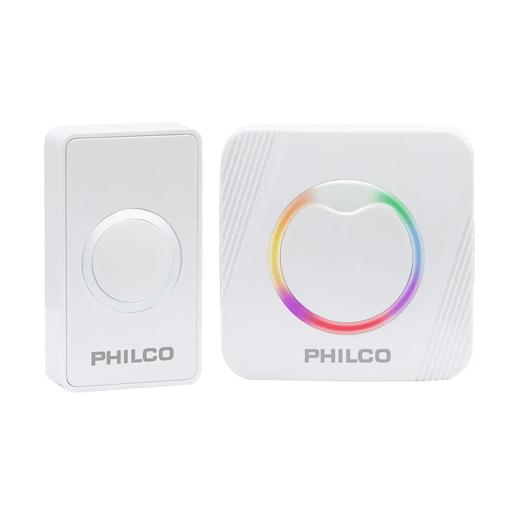 TIMBRE INALAMBRICO 220V 36 MELODIAS DOORBELL PHILCO 1