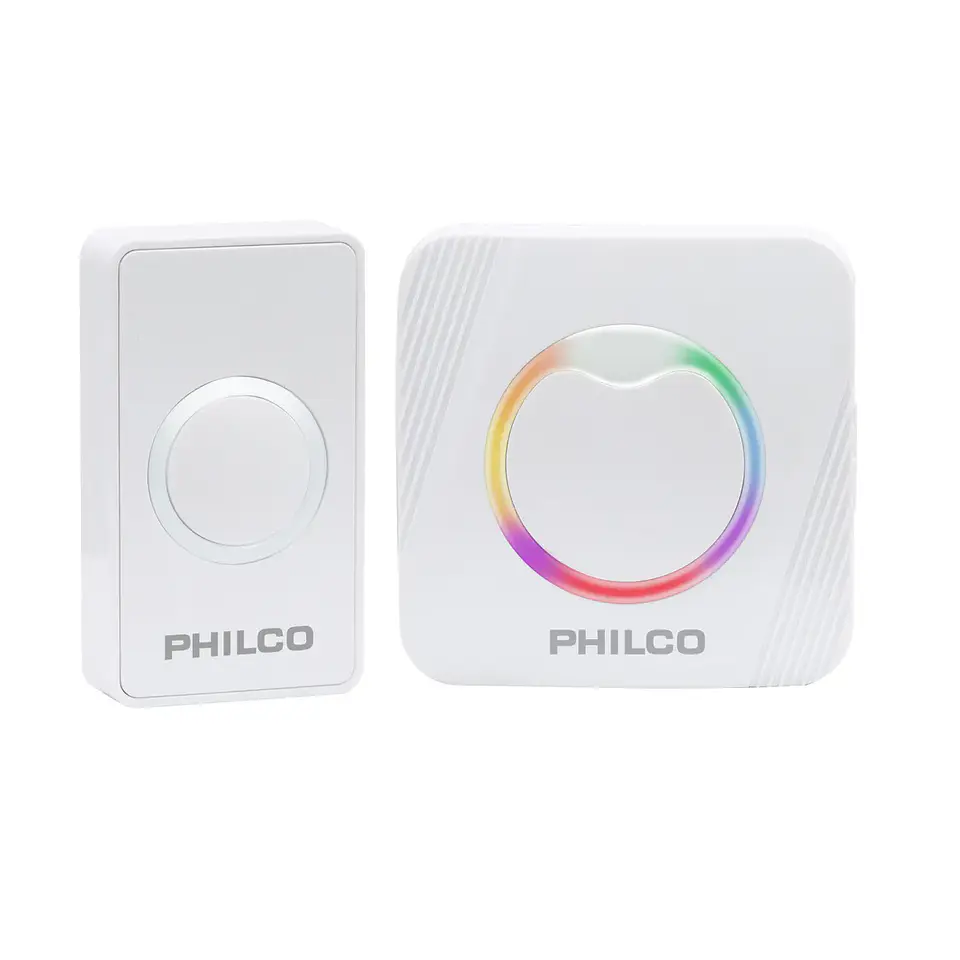 TIMBRE INALAMBRICO 220V 36 MELODIAS DOORBELL PHILCO 1