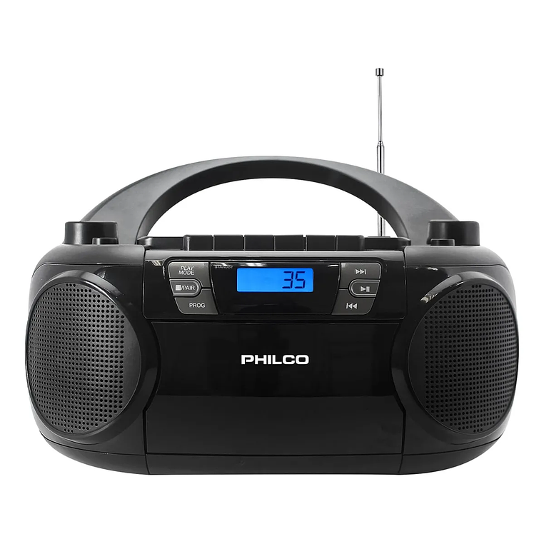 radio boombox CASETTE CD BT PJC 7000 BT BK PHILCO 1