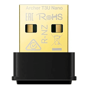 ADAPTADOR WIRELESS MU-MIMO T3U NANO AC1300 TP-LINK