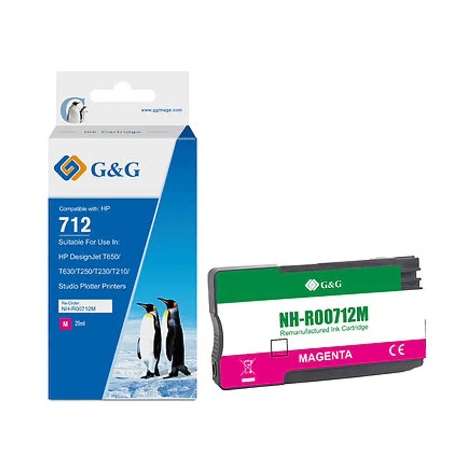 Cartucho Alternativo H712 M G&G 2