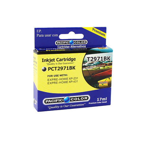 Cartucho Alternativo Pc-T2971 /T296 Bk Pacific Color 