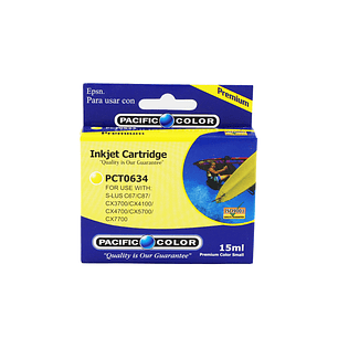 Cartucho Alternativo Pacific Color Pc-T0634 Y