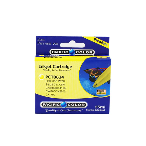 Cartucho Alternativo Pacific Color Pc-T0634 Y
