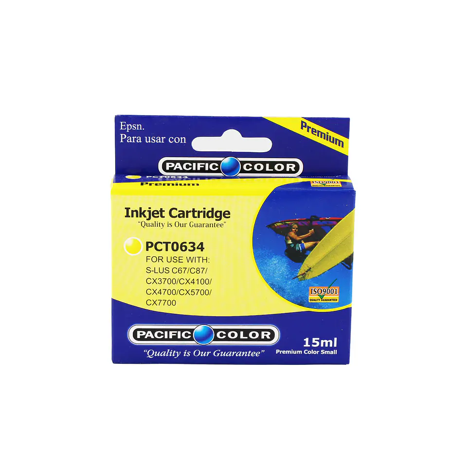 Cartucho Alternativo Pacific Color Pc-T0634 Y 1
