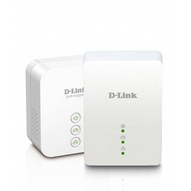 Kit Repetidor Inalámbrico D-link Powerline-dhp-w221av, 200 Mbps, Blanco 1