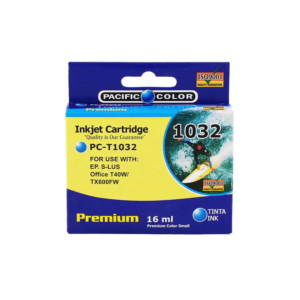 Cartucho  Alternativo Pacific Color Pc-T1032 Cyan 1
