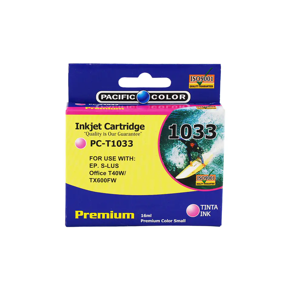 Cartucho  Alternativo Pacific Color Pc-T1033 Magenta 1