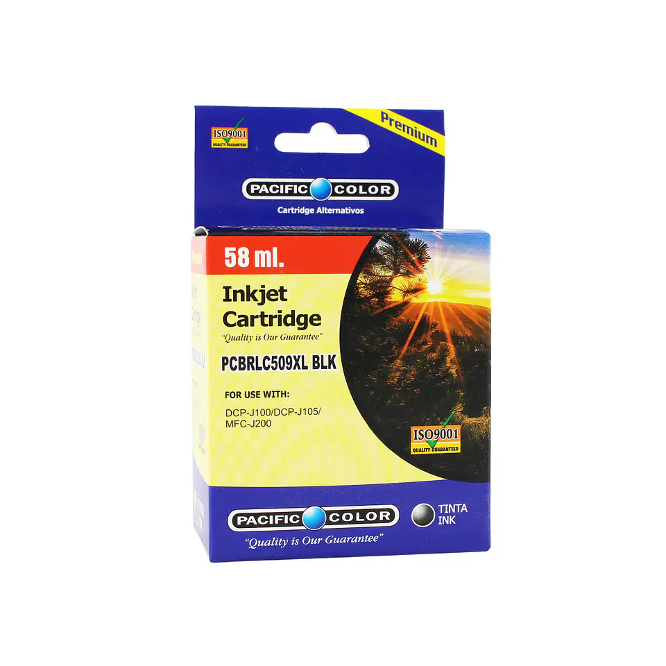 Cartucho Alternativo  Pacific Color Lc-509 Bk 3