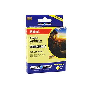Cartucho Alternativo Pacific Color  Lc-505 Y