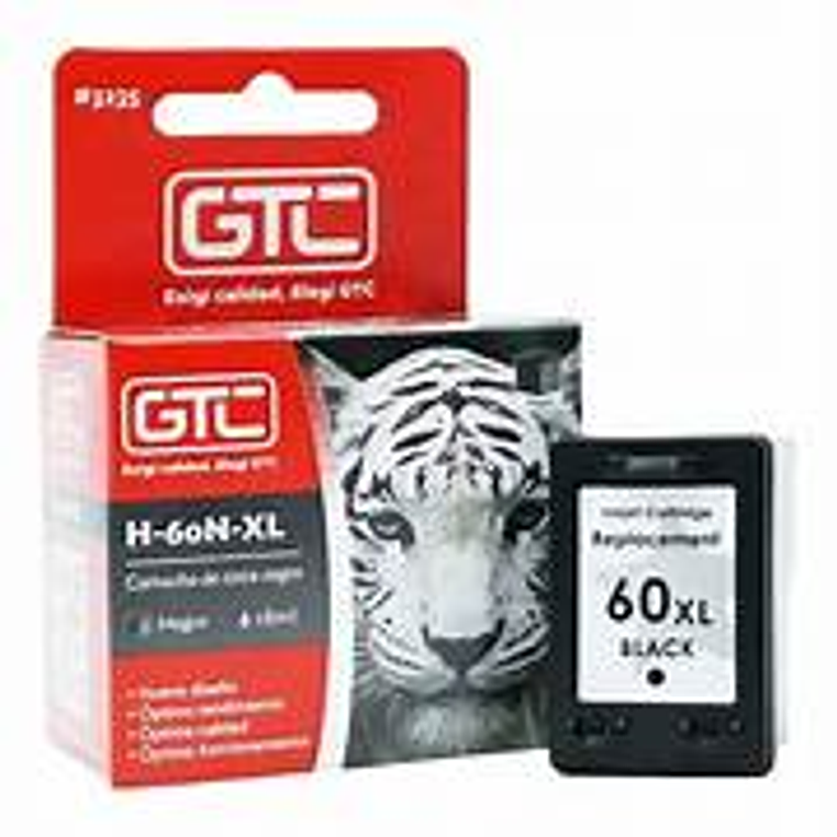 Cartucho Alternativo H60Xl Bk GTC 1