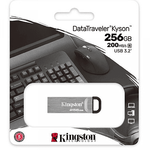 PENDRIVE 256GB KYSON USB 3.2 200MB/S KINGSTON