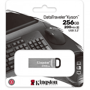 PENDRIVE 256GB KYSON USB 3.2 200MB/S KINGSTON