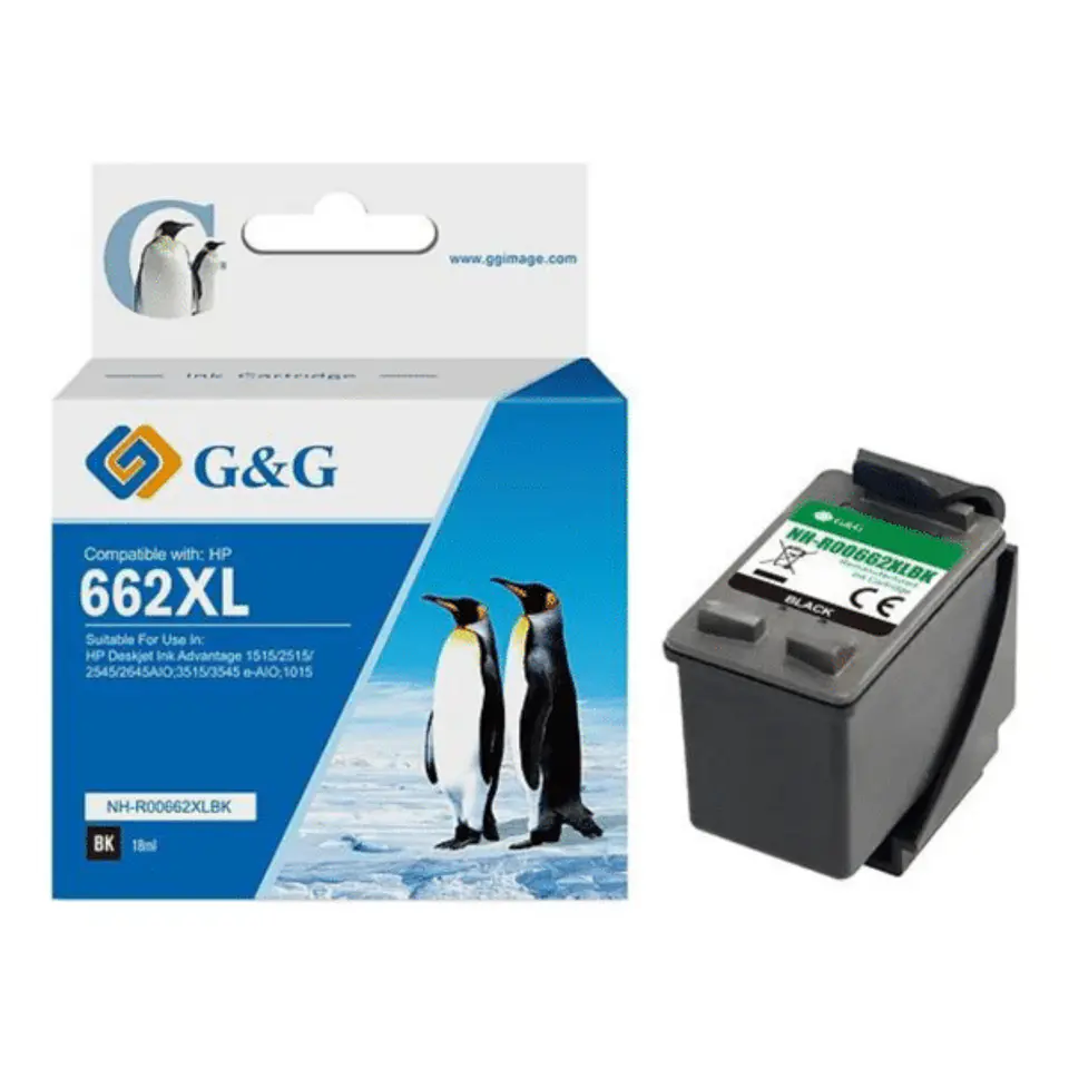 CARTRIDGE ALT. H662XL BLACK G&G 1