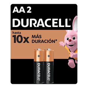 Pila Alcalina AA Pack 2UN Duracell