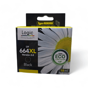 Tinta Alternativa H664 Bk Xl Logic