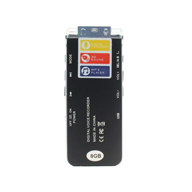 Grabador Digital De Voz 8Gb Memoria TECNOLAB  2