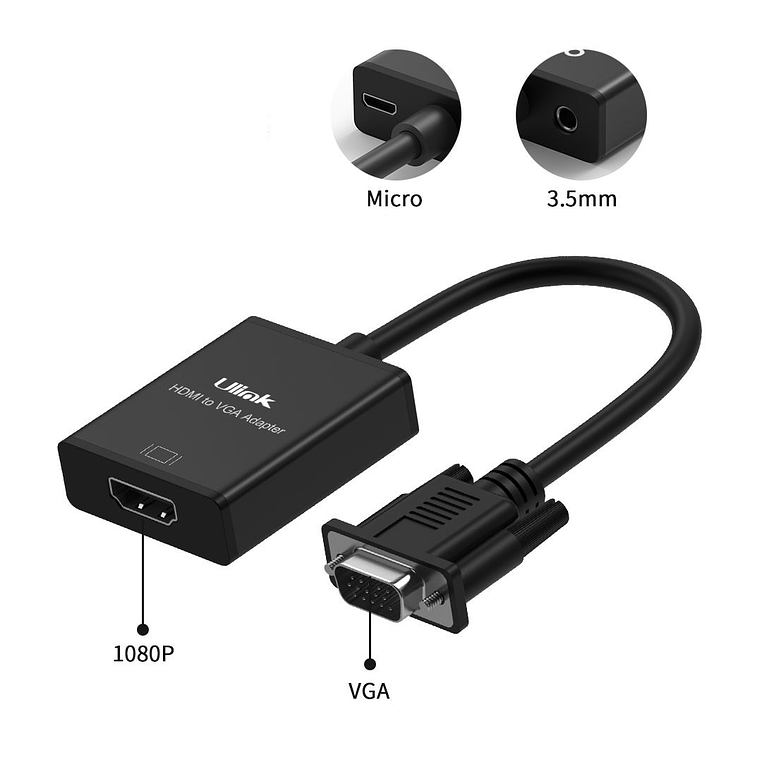 Conversor VGA + Audio HDMI / Mod. UL-CV2500C 2