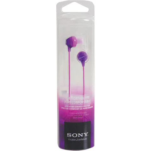 Audífonos Sony Alámbricos MDR-EX15LP  VIOLETA