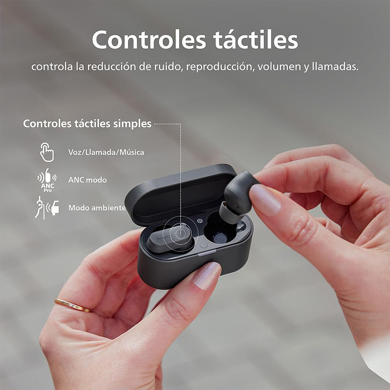  AUDIFONO BLUETOOTH TAT3509GY/00 GRIS PHILIPS 3