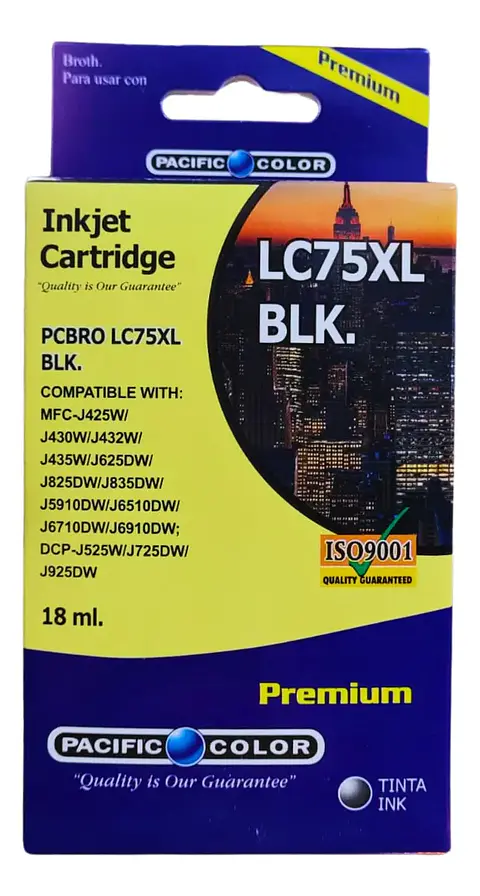 Tinta Alternativa Pacific Color Lc75 Xl Bk