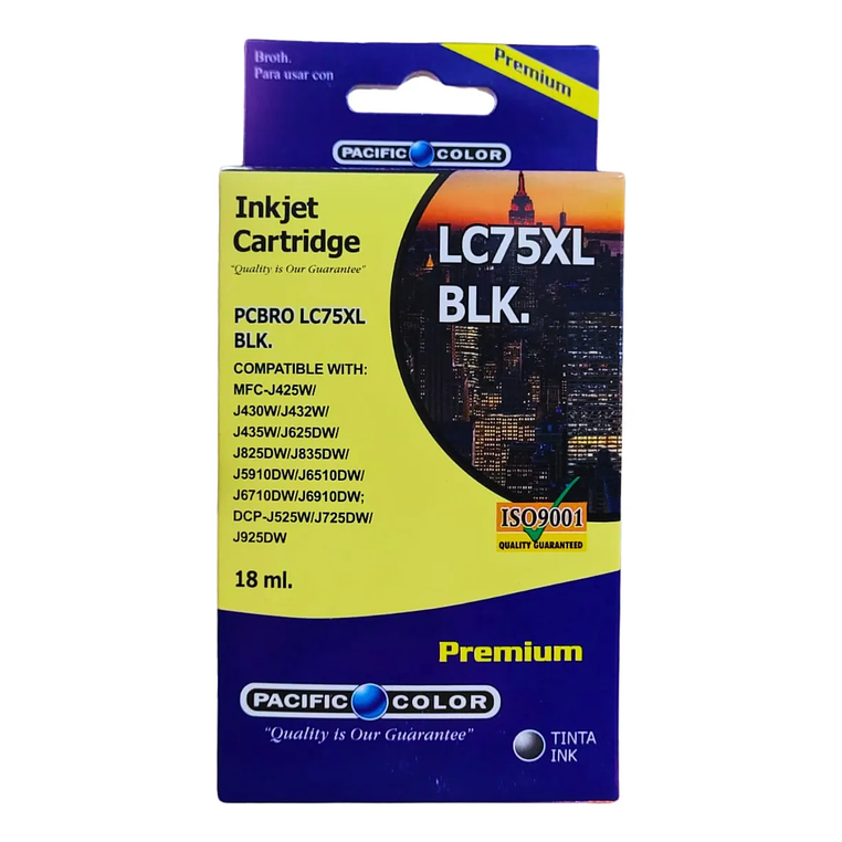 Tinta Alternativa Pacific Color Lc75 Xl Bk 1