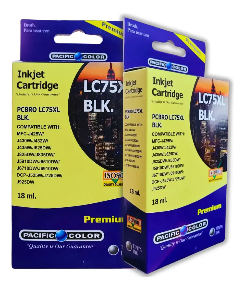 Tinta Alternativa Pacific Color Lc75 Xl Bk 3