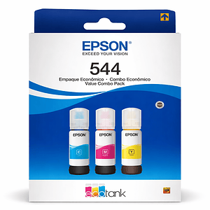 Pack Tinta Epson T544 Original 70ML  C-M-Y