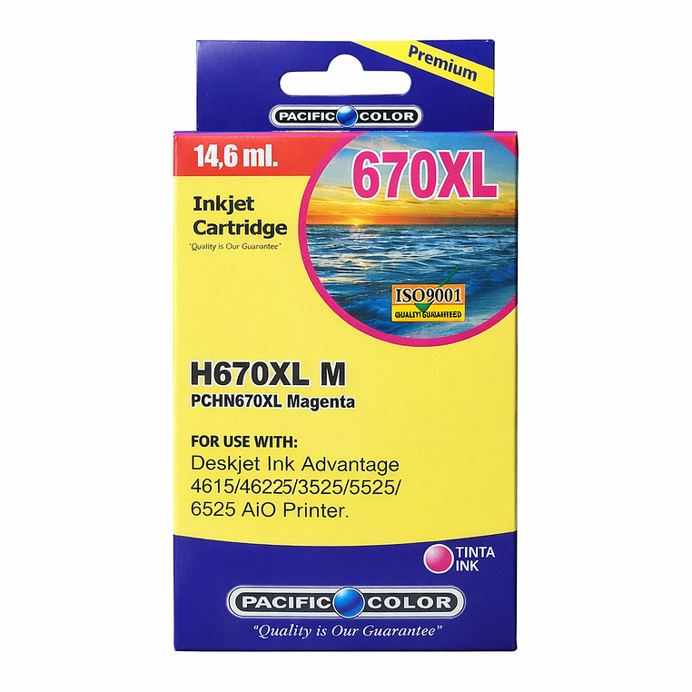 Cartucho Alternativo Pacific Color H670Xl M 1