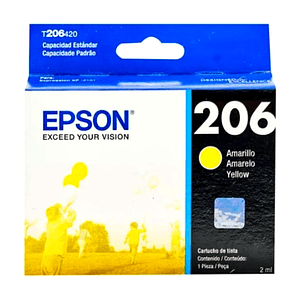 Cartucho Original De Tinta Yellow Epson T206 ( T206420-Al)