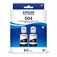 Pack Tinta Epson T504 Original BK (T504120) - Miniatura 1