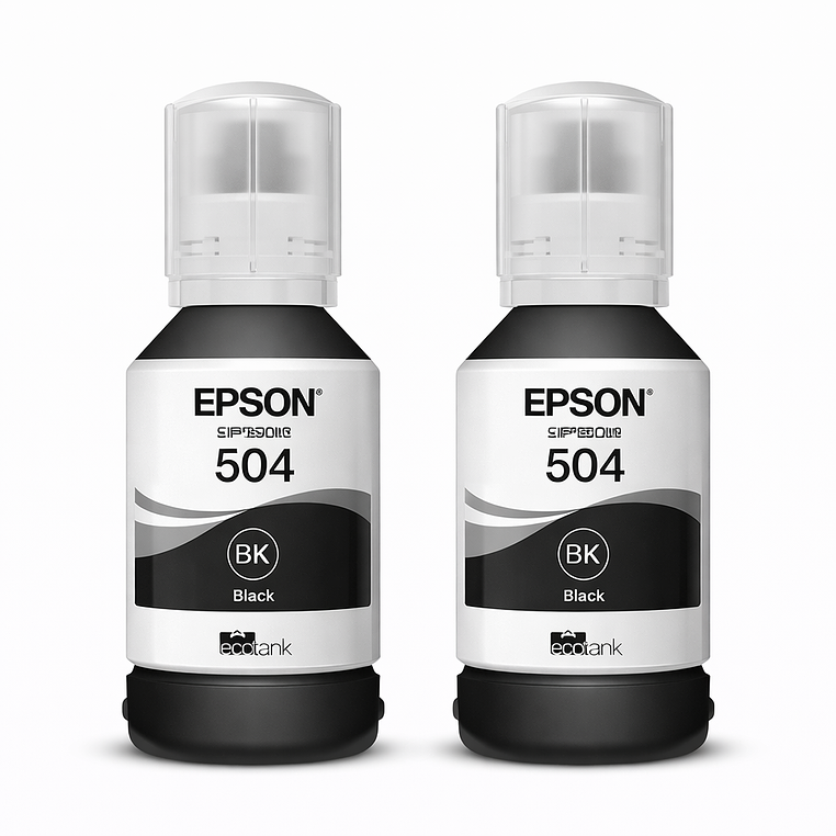 Pack Tinta Epson T504 Original BK (T504120) 2