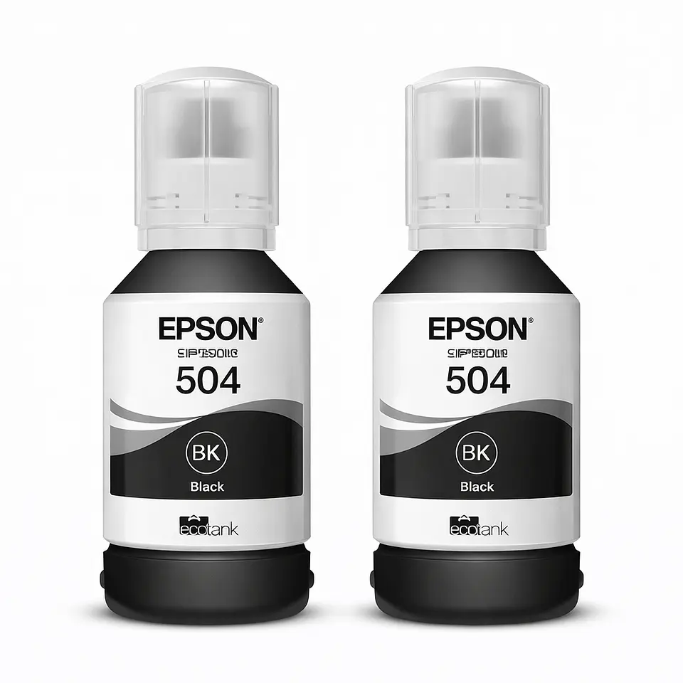 Pack Tinta Epson T504 Original BK (T504120) 2