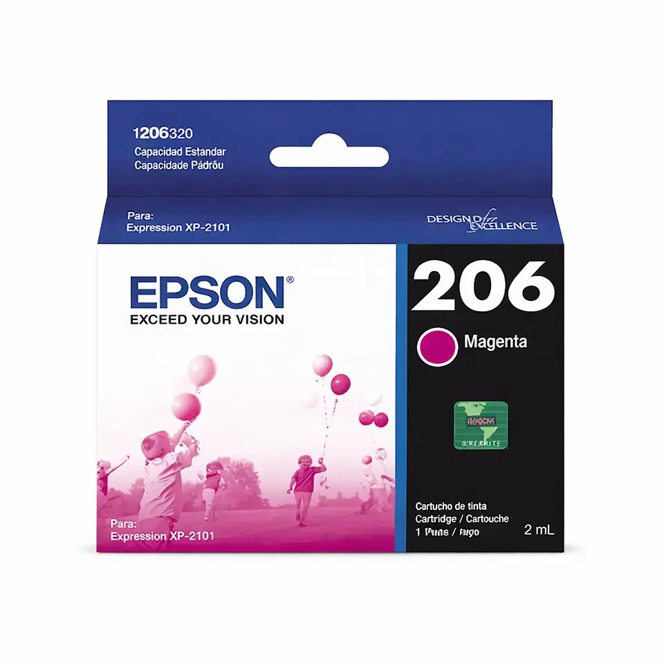 Cartucho Tinta Epson T206 M (T206320) 1