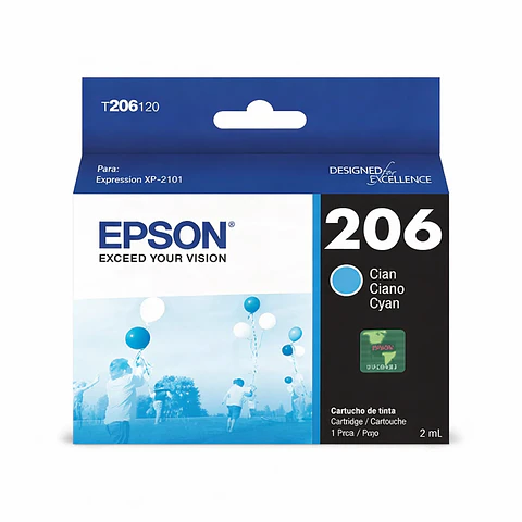 Cartucho Tinta Epson T206 C (T206220)