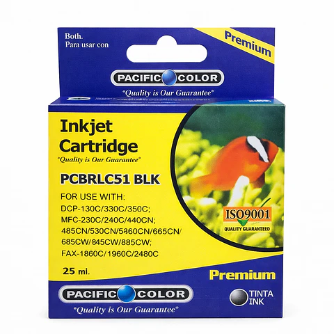 Tinta Alternativa Pacific Color  Lc51  Bk