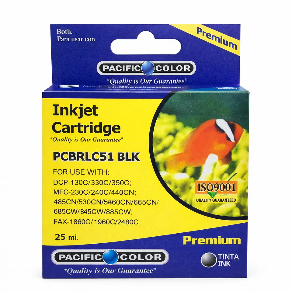 Tinta Alternativa Pacific Color  Lc51  Bk 1