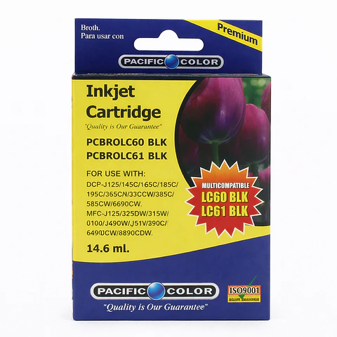 Tinta Alternativa Pacific Color Lc60 /Lc61 Bk