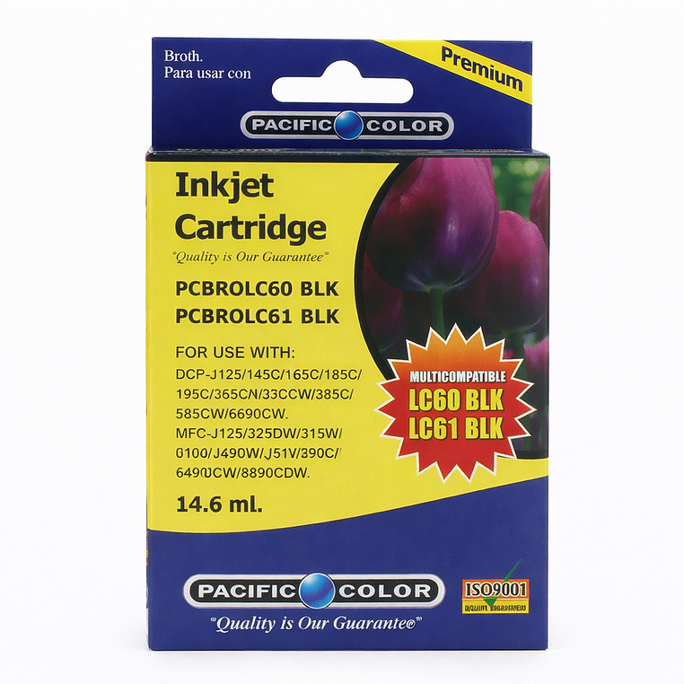 Tinta Alternativa Pacific Color Lc60 /Lc61 Bk 1