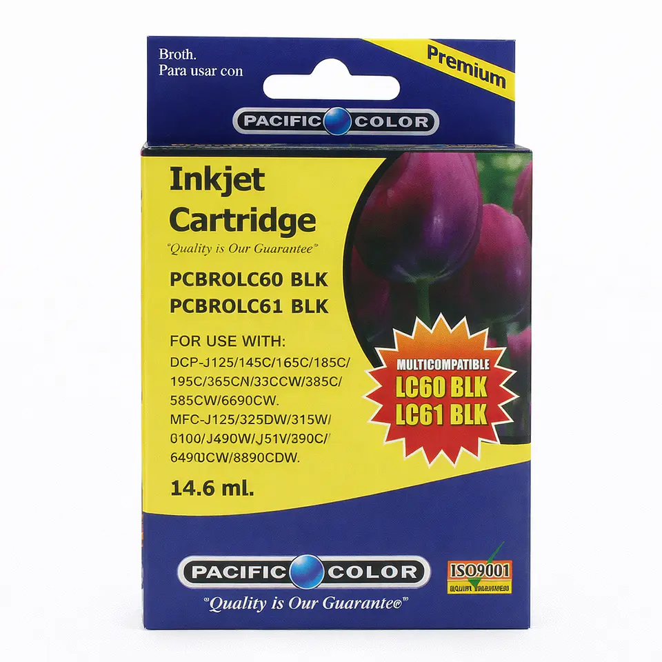 Tinta Alternativa Pacific Color Lc60 /Lc61 Bk 1