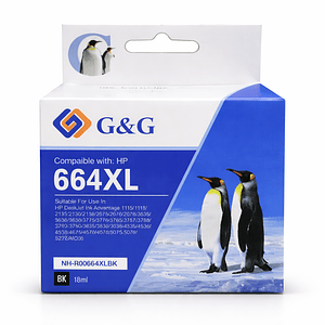 Tinta Alternativa H664Xl BK G&G