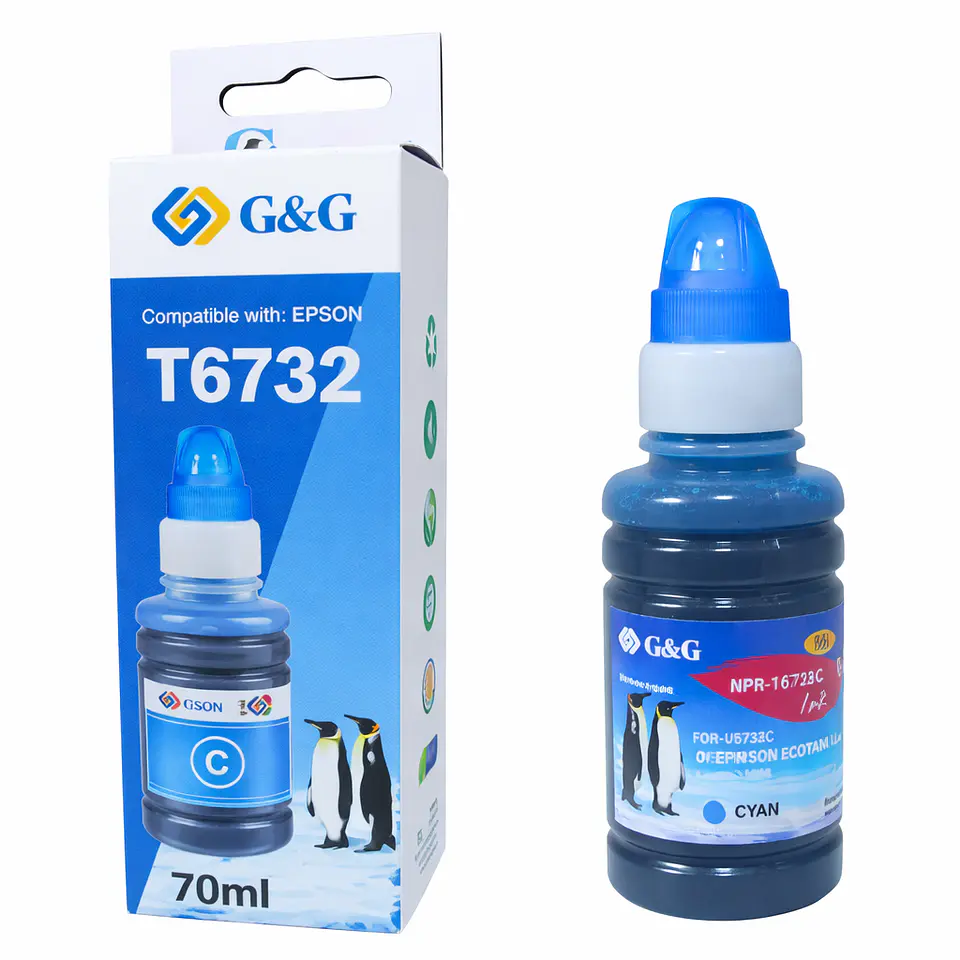 Tinta Alternativa T6732 Cian G&G 1