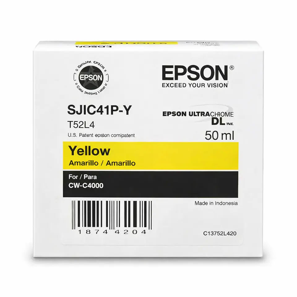 Cartucho de Tinta Original Epson SJIC41P Yellow 1