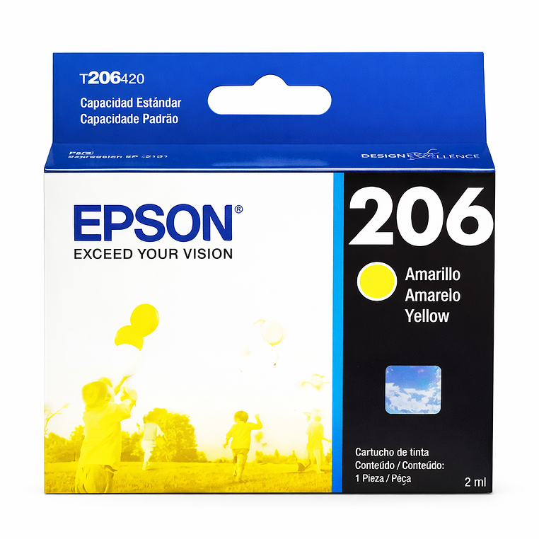 Cartucho Tinta Epson T206 Y (T206420) 1